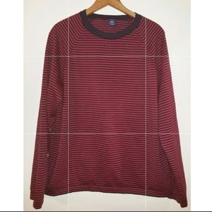 Gap Red Striped Sweater Men Size Large L Sweater